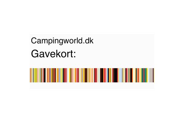 Gavekort til campingworld.dk
