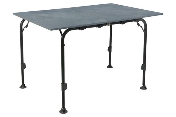 Westfield Aircolite Luxury Twin campingbord, 120 x 80 cm. Grå.