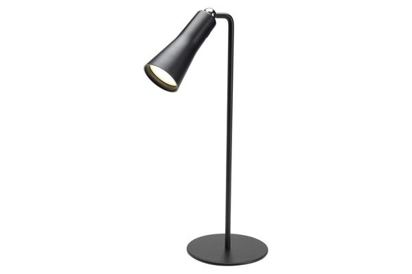 Multi funktions lampe. Både bordlampe og væglampe. Modellen er sort.