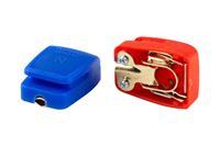 Batteriklemmer med patentluk
