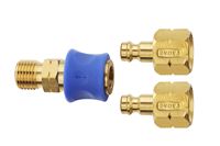 Gasstuds 1/4" og quick-kobling