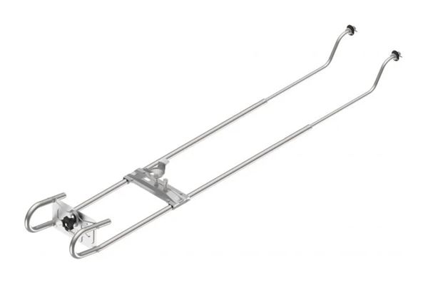 AL-KO reservehjulsophæng, galvaniseret, B 1250-1550 mm