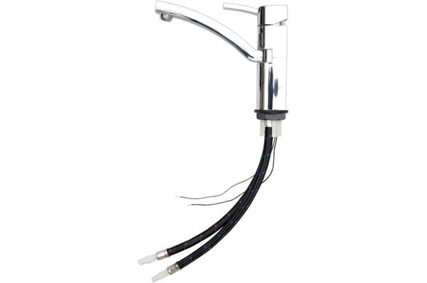 Blandingsbatteri "Comet Capri" 12V farve: krom