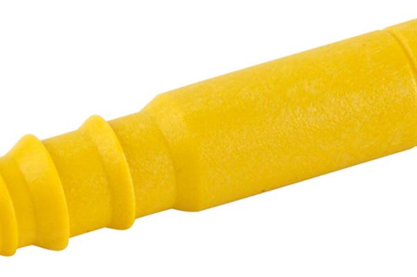 Slangestop, 12mm, "UniQuick"  gul 