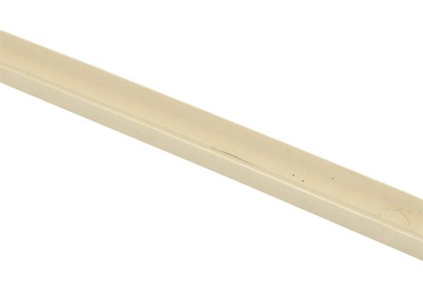 Gardinskinne, enkelt, plastik