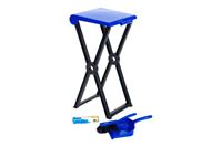 Affaldsstativ "Super Camping Set" affaldsstativ, poser, fejebakke og kost