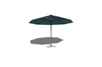 Markedsparasol Ø 300 cm (antracit)