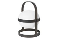 Soft Sport lampe fra Rosendahl i Sort stel med hvid kuppel