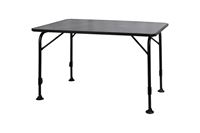 Campingbord Avantgarde Uni. 120 x 80 cm. Farve: antracit.