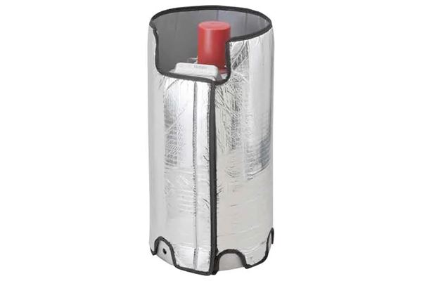 Isolering til gasflasken - 11 kg. flasker