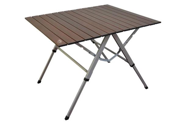 Campingbord One Action. 81 x 70 cm. Farve: brun.