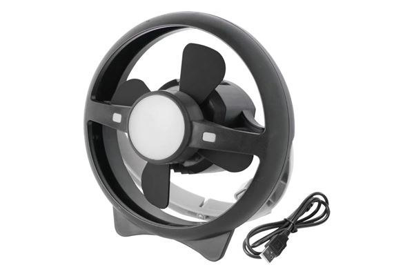 Atmo RG bordblæser med LED lampe