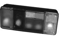 Baglygteglas, højre, 300 x 130 mm