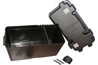 Batteriboks, sort