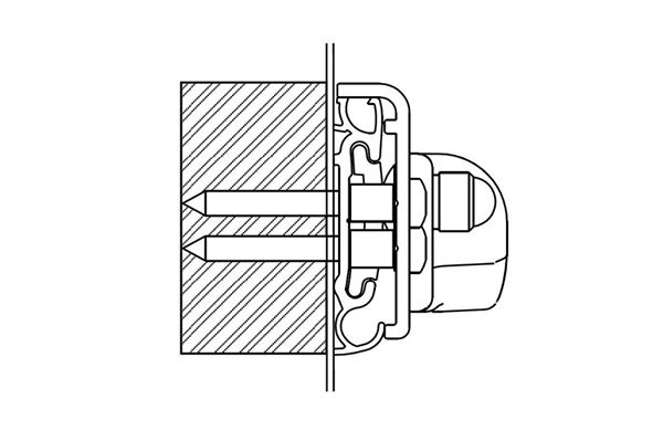 Cykelholder Thule adapter til Dethleffs Carado Sunlight.