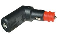 Dobbelt USB vinkelstik