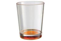 Drikkeglas med antislip 30 cl, 2-pak. Orange bund.