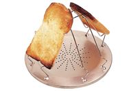 Foldbar toaster til gaskomfuret.