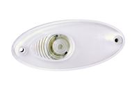 Frontlygte Hella, hvid, 100 x 44 x 13 mm
