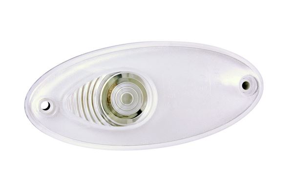 Frontlygte Hella, hvid, 100 x 44 x 13 mm