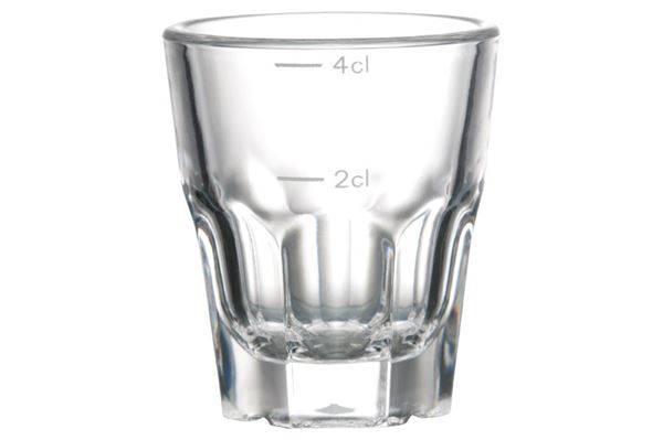 Granity snapseglas stk - ligner et helt almindeligt glas