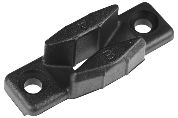 Holder i plast, sort