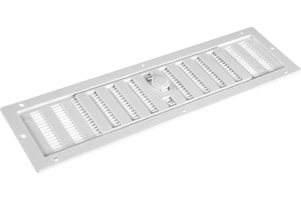 Indvendig plastskydeventil, 70 x 250 mm