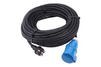 Kabel 3 x 2,5 mm2 - CEE 17 hun og Schuko han