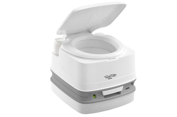 Kemisk toilet - Porta Potti Qube 345, hvidt