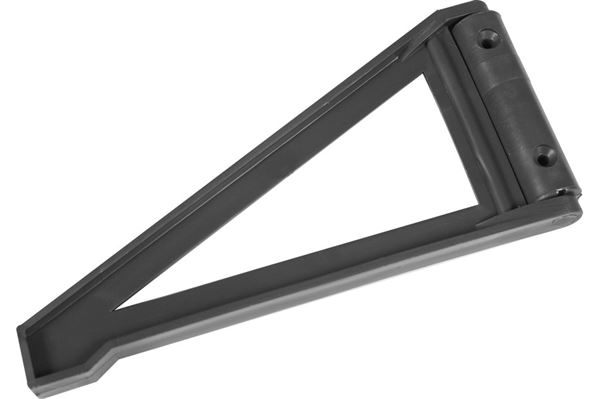 Klapkonsol, grå, L 190 mm