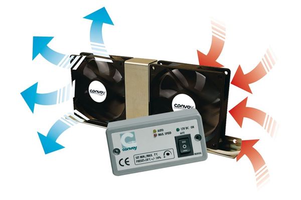 Køleskabsventilator, dobbelt