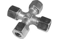 Krydsled, stål, 10 x 10 x 10 x 10 mm