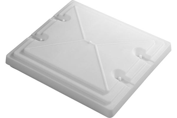 Løs taglugetop med beige beslag til art. nr. 7427000 og 7453110