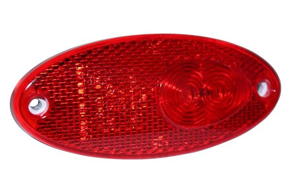 Markeringslygte LED Hella, rød, 102 x 45 x 15 mm