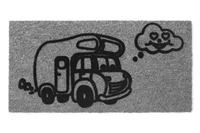 Dørmåtte med camper van, 25 x 50 cm