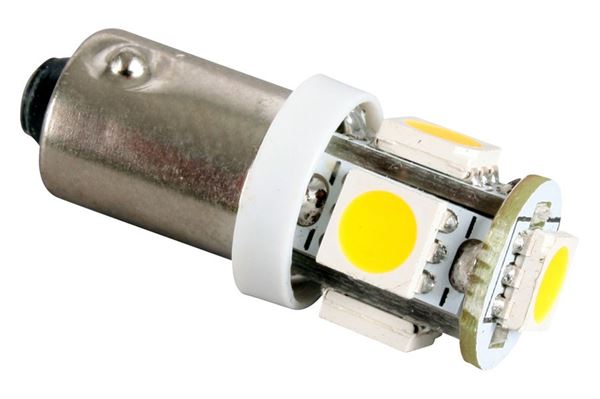 Pære med 5 LED - 1 watt
