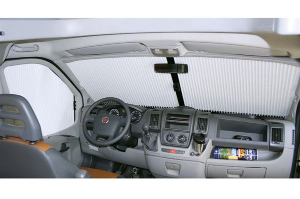 Remis forrudeplissegardin med sensor til Fiat 2014-2016, beige
