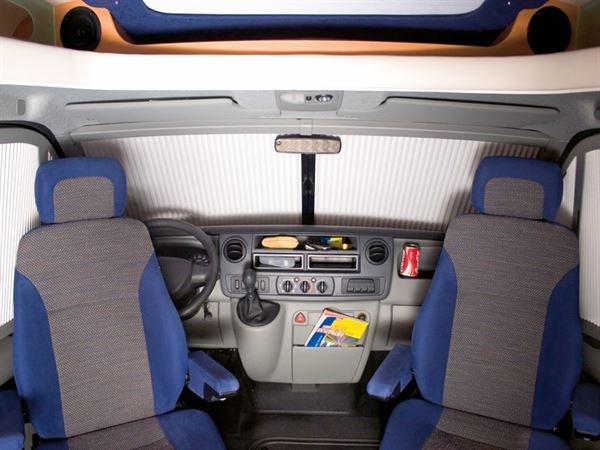 REMIS forrudeplissegardin, Renault 2011, grå
