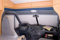 REMIS siderudeplissegardin, Mercedes Benz 2006, grå