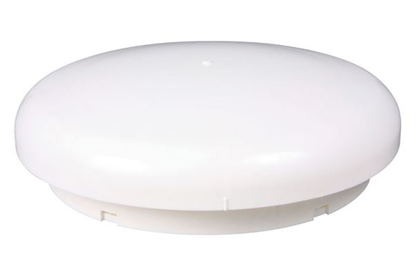 Selvventilerende tagventil 110 mm, hvid plast