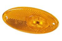 Sidemarkeringslygte LED Hella, gul, 100 x 44 x 15 mm