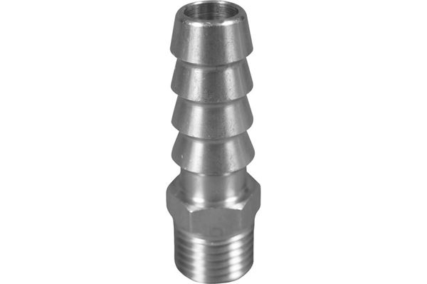 Slangestuds uden omløber, 12 mm