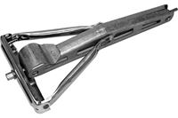 Støtteben BPV, galvaniseret L 53 cm - ekstra kraftig model