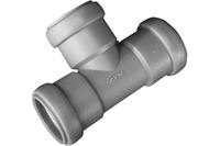 T-stykke med pakning, Ø 28 mm