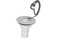 Vaskstuds med prop, Ø 25 mm