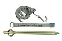 Isabella Stormbånd m. jordspyd 40 cm (1 stk.)